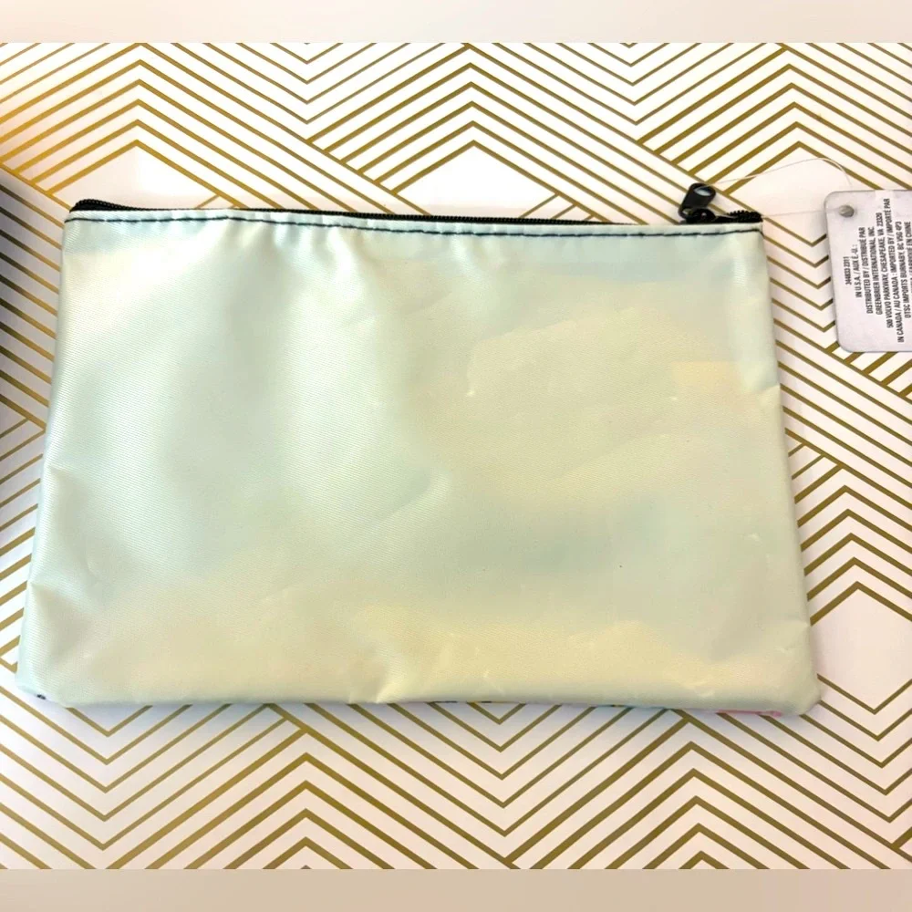 Two Small size cosmetic cases and zipper bag